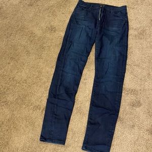 Black Orchid Gisele High Rise Super Skinny Dark Wash Jeans (size 29)